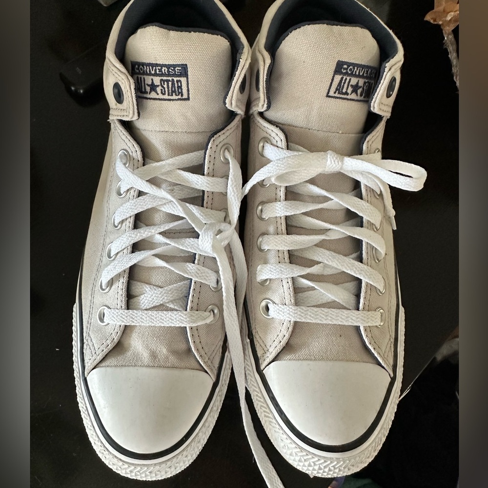 Converse Gray Navy Sneakers